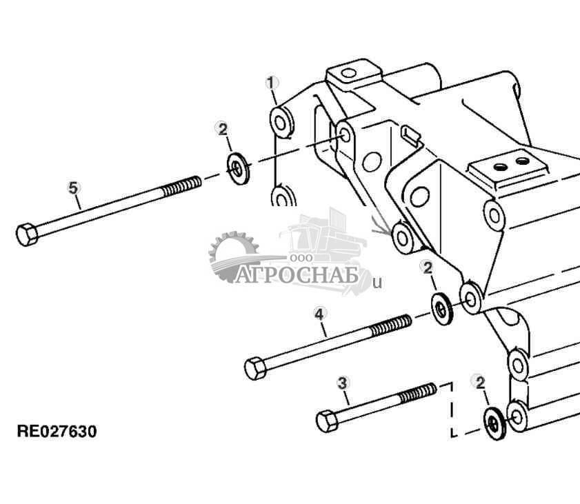 CENTER LINK BRACKET (HITCH) 